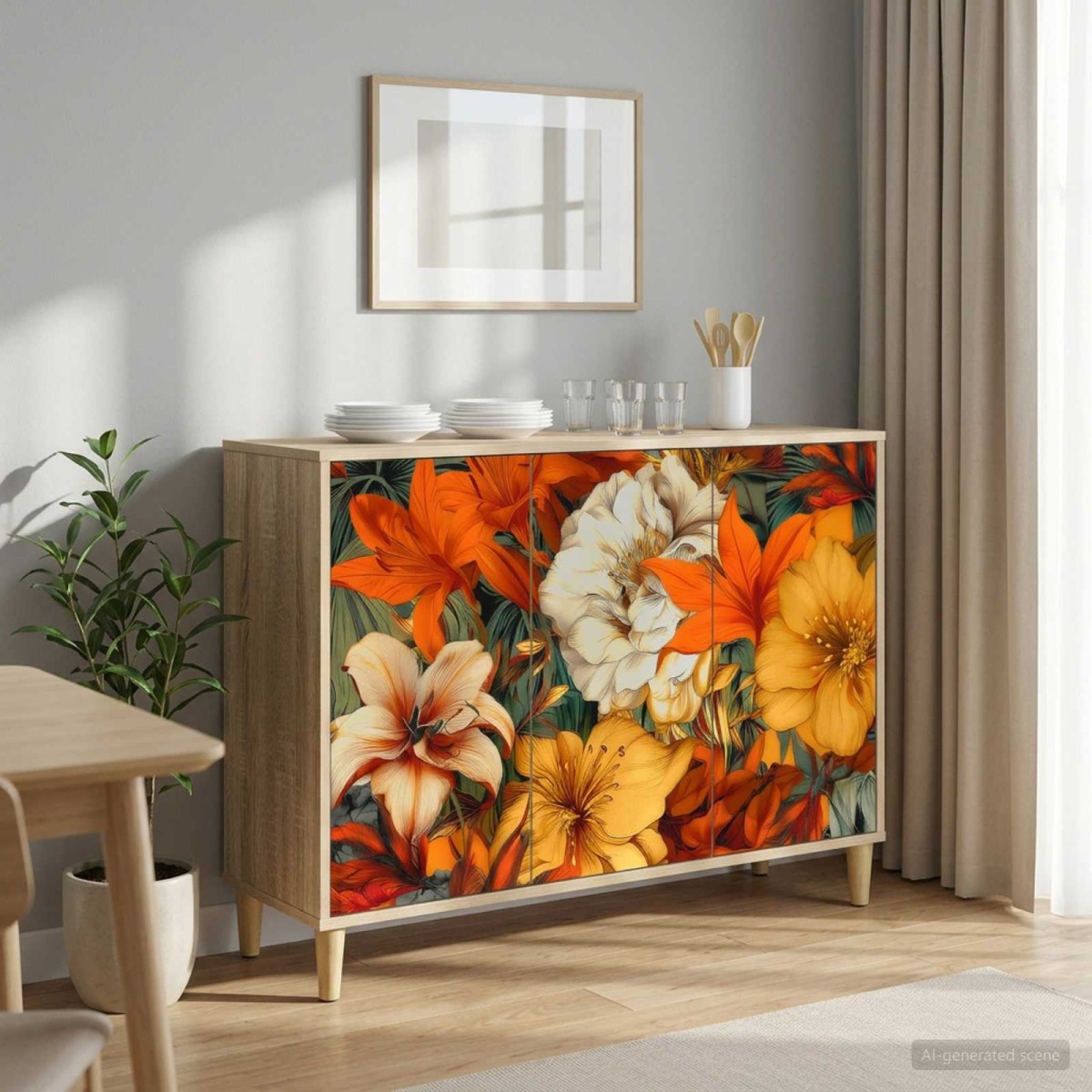 vidaXL Πλαϊνό γραφείο GENNEP Sonoma 102 x 33 x 75 εκ.