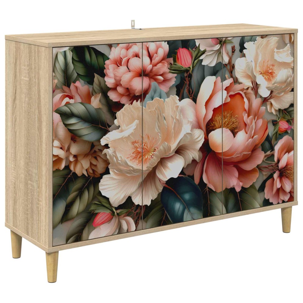 vidaXL Πλαϊνό γραφείο BORNE Sonoma 102 x 33 x 75 εκ.