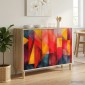 vidaXL Πλαϊνό γραφείο HEESCH Sonoma 102 x 33 x 75 εκ.