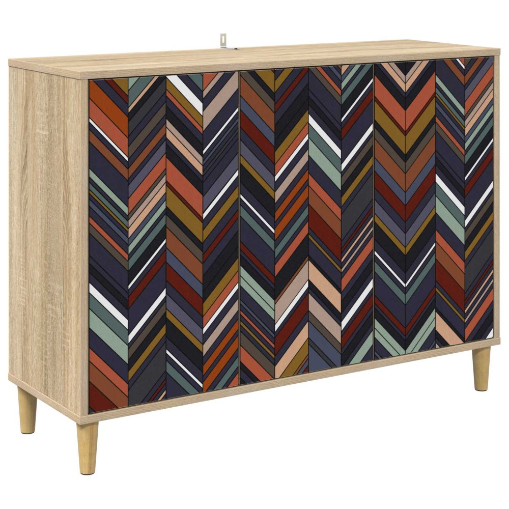 vidaXL Πλαϊνό γραφείο OMMEN Sonoma 102 x 33 x 75 εκ.
