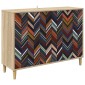 vidaXL Πλαϊνό γραφείο OMMEN Sonoma 102 x 33 x 75 εκ.