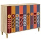 vidaXL Πλαϊνό γραφείο ESSEN Sonoma 102 x 33 x 75 εκ.