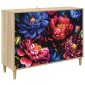 vidaXL Πλαϊνό γραφείο KIEL Sonoma 102 x 33 x 75 εκ. Επεξεργασμένο Ξύλο