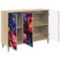 vidaXL Πλαϊνό γραφείο KIEL Sonoma 102 x 33 x 75 εκ. Επεξεργασμένο Ξύλο