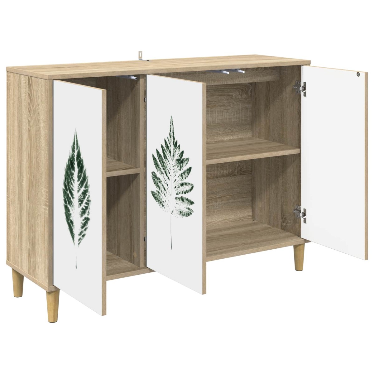 vidaXL Πλαϊνό γραφείο HANAU Sonoma 102 x 33 x 75 εκ.