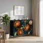 vidaXL Πλαϊνό γραφείο LOCHEM Μαύρη Δρυς 102 x 33 x 76 εκ.