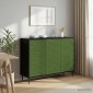vidaXL Πλαϊνό γραφείο GELEEN Μαύρη Δρυς 102 x 33 x 76 εκ.