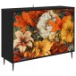vidaXL Πλαϊνό γραφείο GENNEP Μαύρη Δρυς 102 x 33 x 76 εκ.
