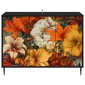 vidaXL Πλαϊνό γραφείο GENNEP Μαύρη Δρυς 102 x 33 x 76 εκ.