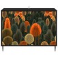 vidaXL Πλαϊνό γραφείο ZAANDAM Μαύρη Δρυς 102 x 33 x 76 εκ.