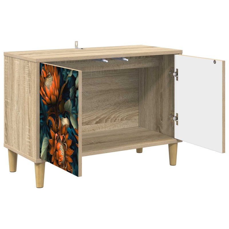 vidaXL Ντουλάπι TV LOCHEM 69 x 33 x 50 εκ. Sonoma Επεξεργασμένο Ξύλο
