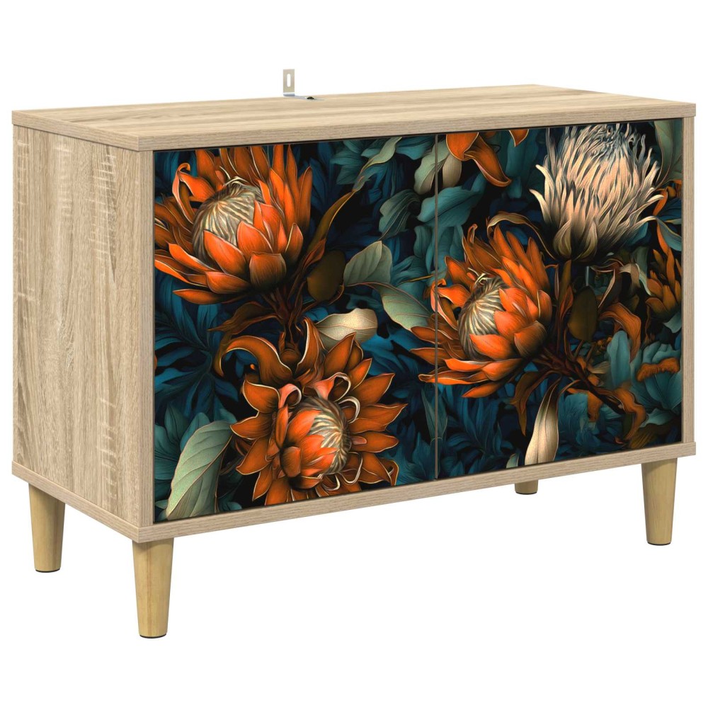 vidaXL Ντουλάπι TV LOCHEM 69 x 33 x 50 εκ. Sonoma Επεξεργασμένο Ξύλο