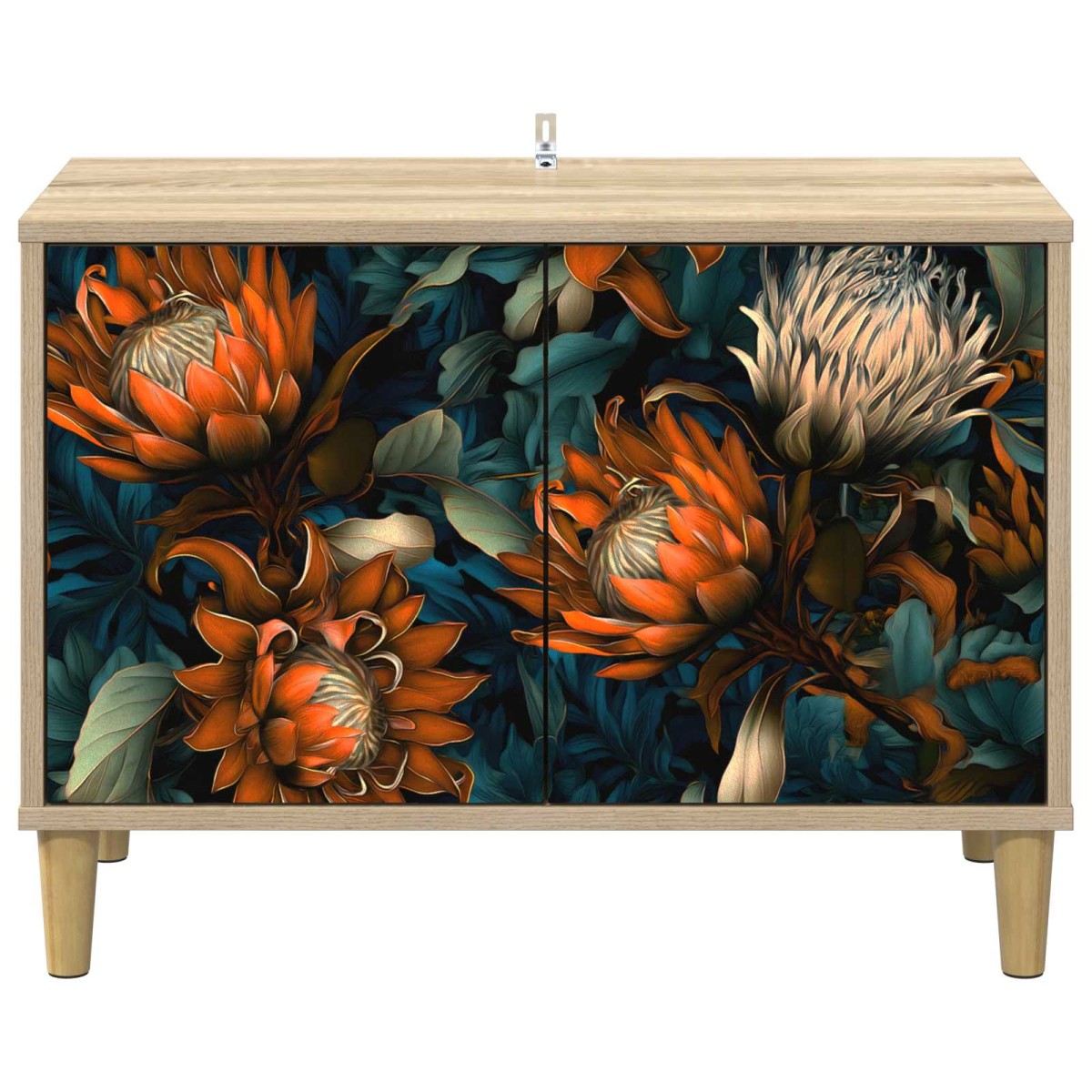 vidaXL Ντουλάπι TV LOCHEM 69 x 33 x 50 εκ. Sonoma Επεξεργασμένο Ξύλο