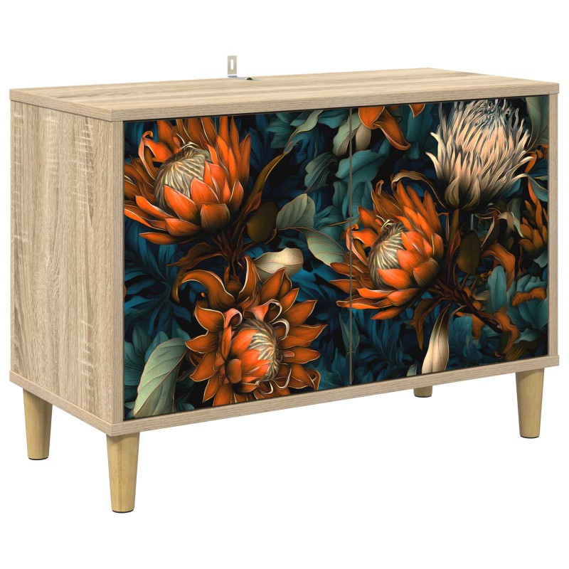 vidaXL Ντουλάπι TV LOCHEM 69 x 33 x 50 εκ. Sonoma Επεξεργασμένο Ξύλο