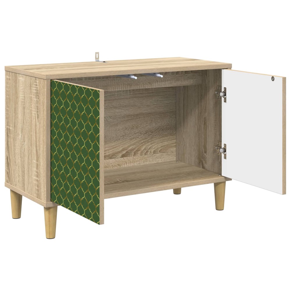 vidaXL Ντουλάπι TV GELEEN 69 x 33 x 50 εκ. Sonoma Επεξεργασμένο Ξύλο