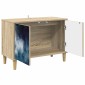 vidaXL Ντουλάπι TV RAALTE 69 x 33 x 50 εκ. Sonoma Επεξεργασμένο Ξύλο