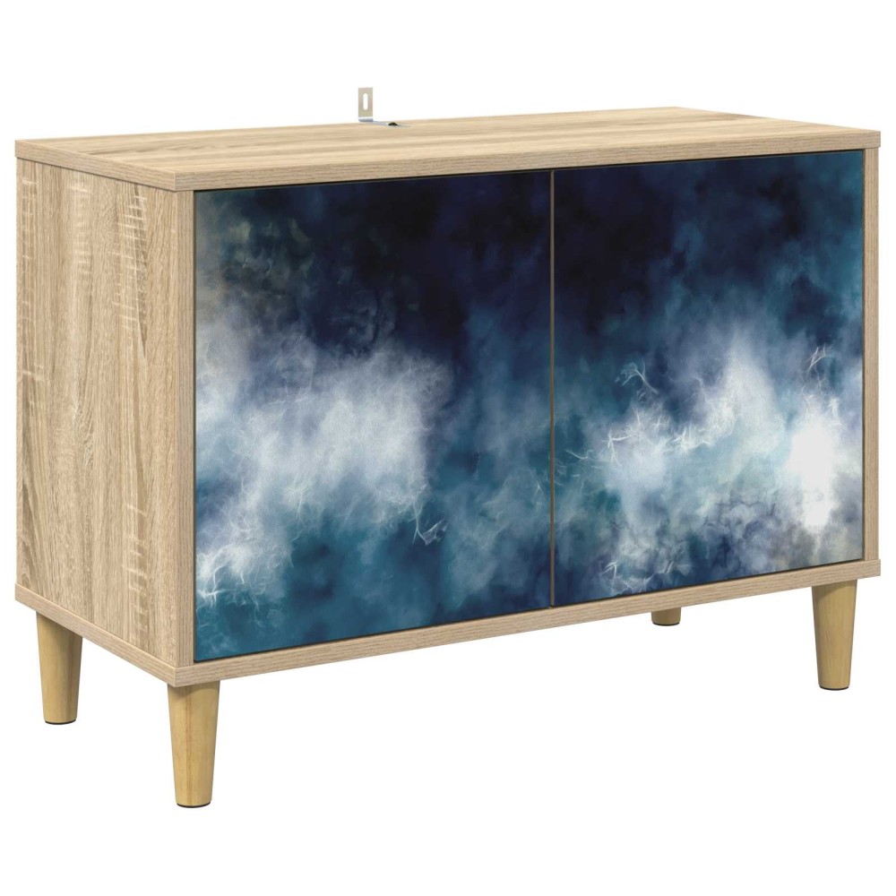 vidaXL Ντουλάπι TV RAALTE 69 x 33 x 50 εκ. Sonoma Επεξεργασμένο Ξύλο