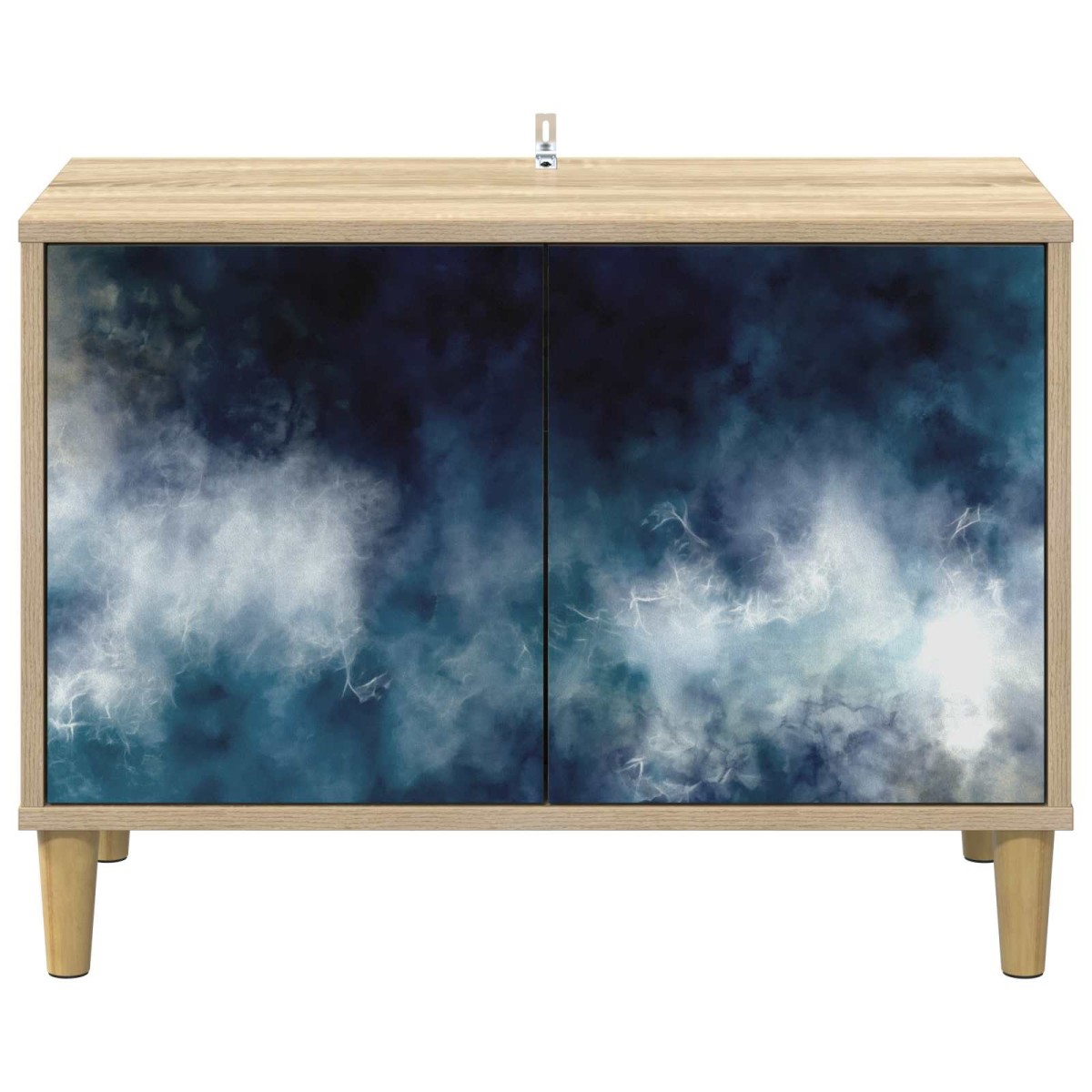 vidaXL Ντουλάπι TV RAALTE 69 x 33 x 50 εκ. Sonoma Επεξεργασμένο Ξύλο