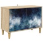 vidaXL Ντουλάπι TV RAALTE 69 x 33 x 50 εκ. Sonoma Επεξεργασμένο Ξύλο