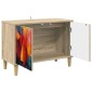 vidaXL Ντουλάπι TV HEESCH 69 x 33 x 50 εκ. Sonoma Επεξεργασμένο Ξύλο