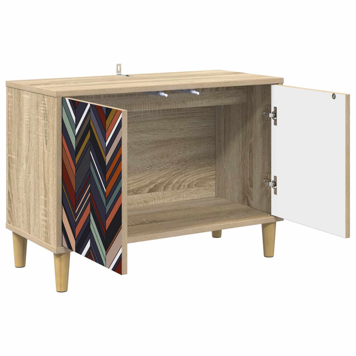 vidaXL Ντουλάπι TV OMMEN 69 x 33 x 50 εκ. Sonoma Επεξεργασμένο Ξύλο