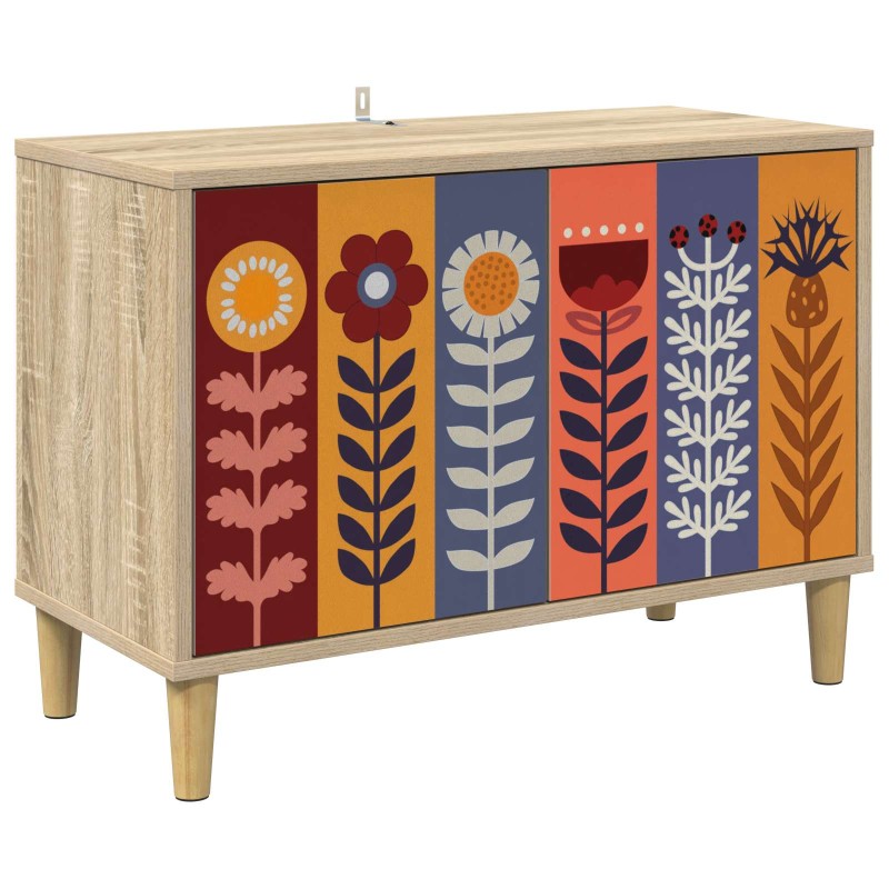 vidaXL Ντουλάπι TV ESSEN 69 x 33 x 50 εκ. Sonoma Επεξεργασμένο Ξύλο