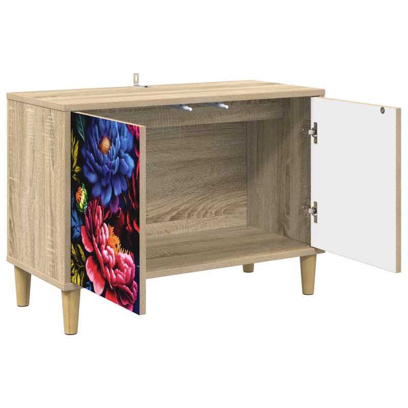 vidaXL Ντουλάπι TV KIEL 69 x 33 x 50 εκ. Sonoma Επεξεργασμένο Ξύλο