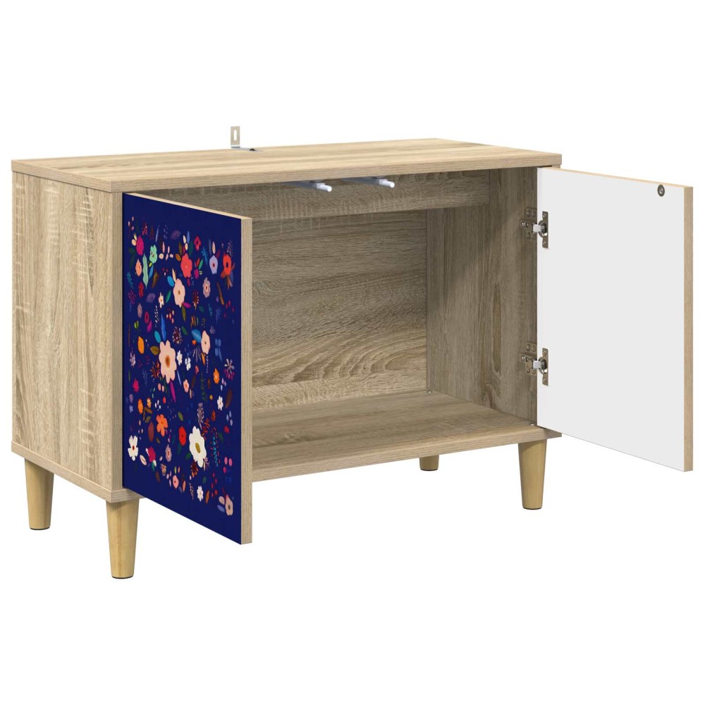 vidaXL Ντουλάπι TV MAINZ 69 x 33 x 50 εκ. Sonoma Επεξεργασμένο Ξύλο