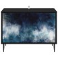 vidaXL Ντουλάπι TV RAALTE 69 x 33 x 50,5 εκ. Μαύρη Δρυς