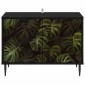 vidaXL Ντουλάπι TV ELBURG 69 x 33 x 50,5 εκ. Μαύρη Δρυς