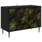 vidaXL Ντουλάπι TV ELBURG 69 x 33 x 50,5 εκ. Μαύρη Δρυς