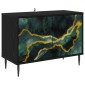 vidaXL Ντουλάπι TV WIJHE 69 x 33 x 50,5 εκ. Μαύρη Δρυς