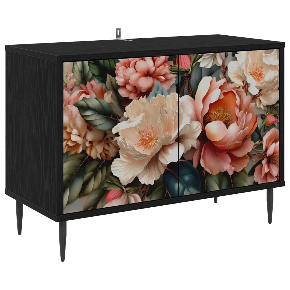 vidaXL Ντουλάπι TV BORNE 69 x 33 x 50,5 εκ. Μαύρη Δρυς