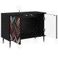 vidaXL Ντουλάπι TV OMMEN 69 x 33 x 50,5 εκ. Μαύρη Δρυς