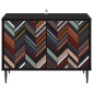 vidaXL Ντουλάπι TV OMMEN 69 x 33 x 50,5 εκ. Μαύρη Δρυς