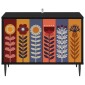 vidaXL Ντουλάπι TV ESSEN 69 x 33 x 50,5 εκ. Μαύρη Δρυς