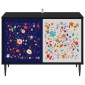 vidaXL Ντουλάπι TV MAINZ 69 x 33 x 50,5 εκ. Μαύρη Δρυς