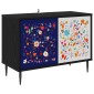 vidaXL Ντουλάπι TV MAINZ 69 x 33 x 50,5 εκ. Μαύρη Δρυς