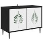 vidaXL Ντουλάπι TV HANAU 69 x 33 x 50,5 εκ. Μαύρη Δρυς