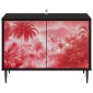 vidaXL Ντουλάπι TV AACHEN 69 x 33 x 50,5 εκ. Μαύρη Δρυς