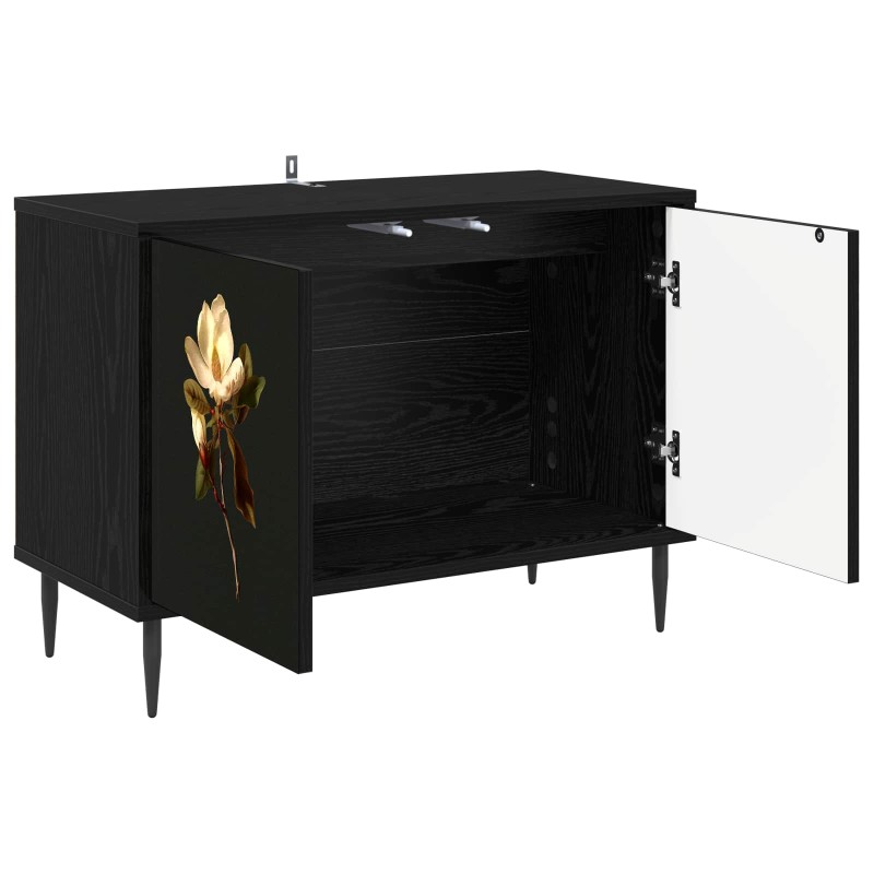 vidaXL Ντουλάπι TV BREMEN 69 x 33 x 50,5 εκ. Μαύρη Δρυς