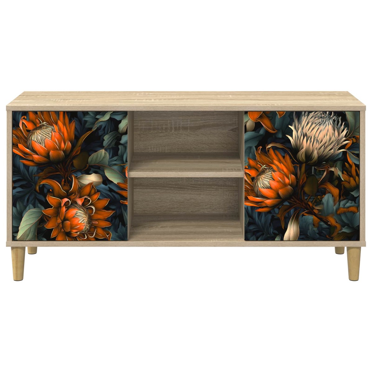 vidaXL Ντουλάπι TV LOCHEM 102 x 33 x 50 εκ. Sonoma Επεξεργασμένο Ξύλο