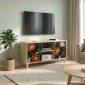 vidaXL Ντουλάπι TV LOCHEM 102 x 33 x 50 εκ. Sonoma Επεξεργασμένο Ξύλο