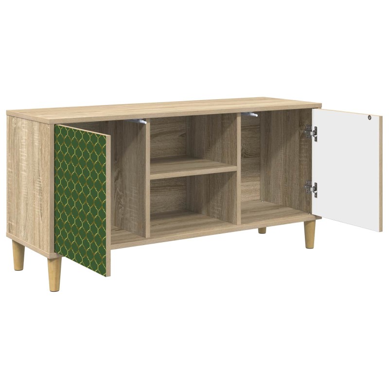 vidaXL Ντουλάπι TV GELEEN 102 x 33 x 50 εκ. Sonoma Επεξεργασμένο Ξύλο