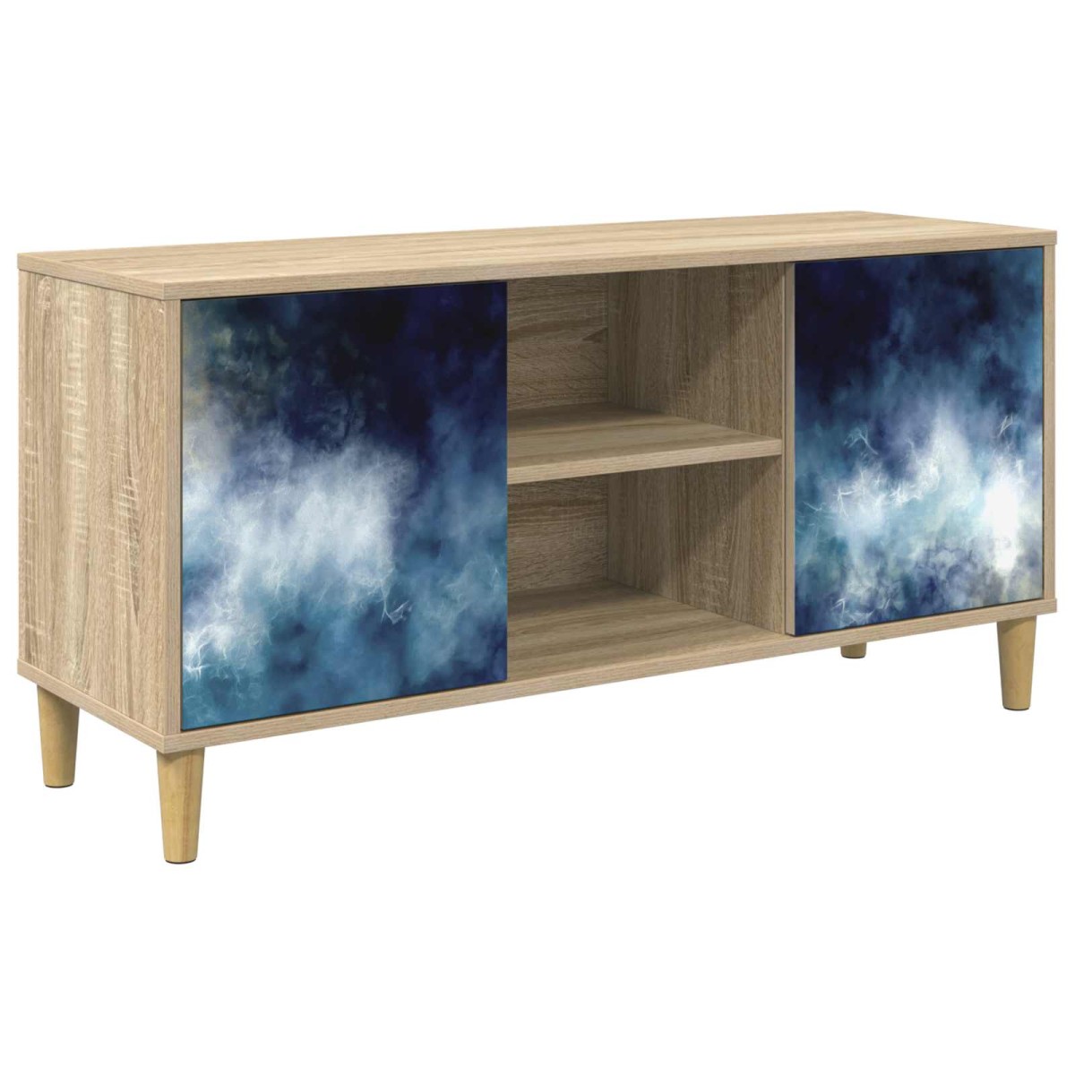 vidaXL Ντουλάπι TV RAALTE 102 x 33 x 50 εκ. Sonoma Επεξεργασμένο Ξύλο