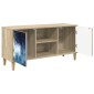 vidaXL Ντουλάπι TV RAALTE 102 x 33 x 50 εκ. Sonoma Επεξεργασμένο Ξύλο