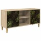 vidaXL Ντουλάπι TV ELBURG 102 x 33 x 50 εκ. Sonoma Επεξεργασμένο Ξύλο