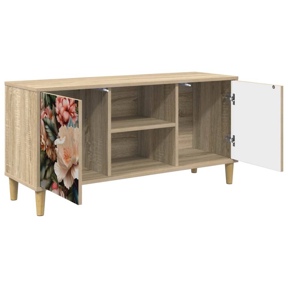 vidaXL Ντουλάπι TV BORNE 102 x 33 x 50 εκ. Sonoma Επεξεργασμένο Ξύλο
