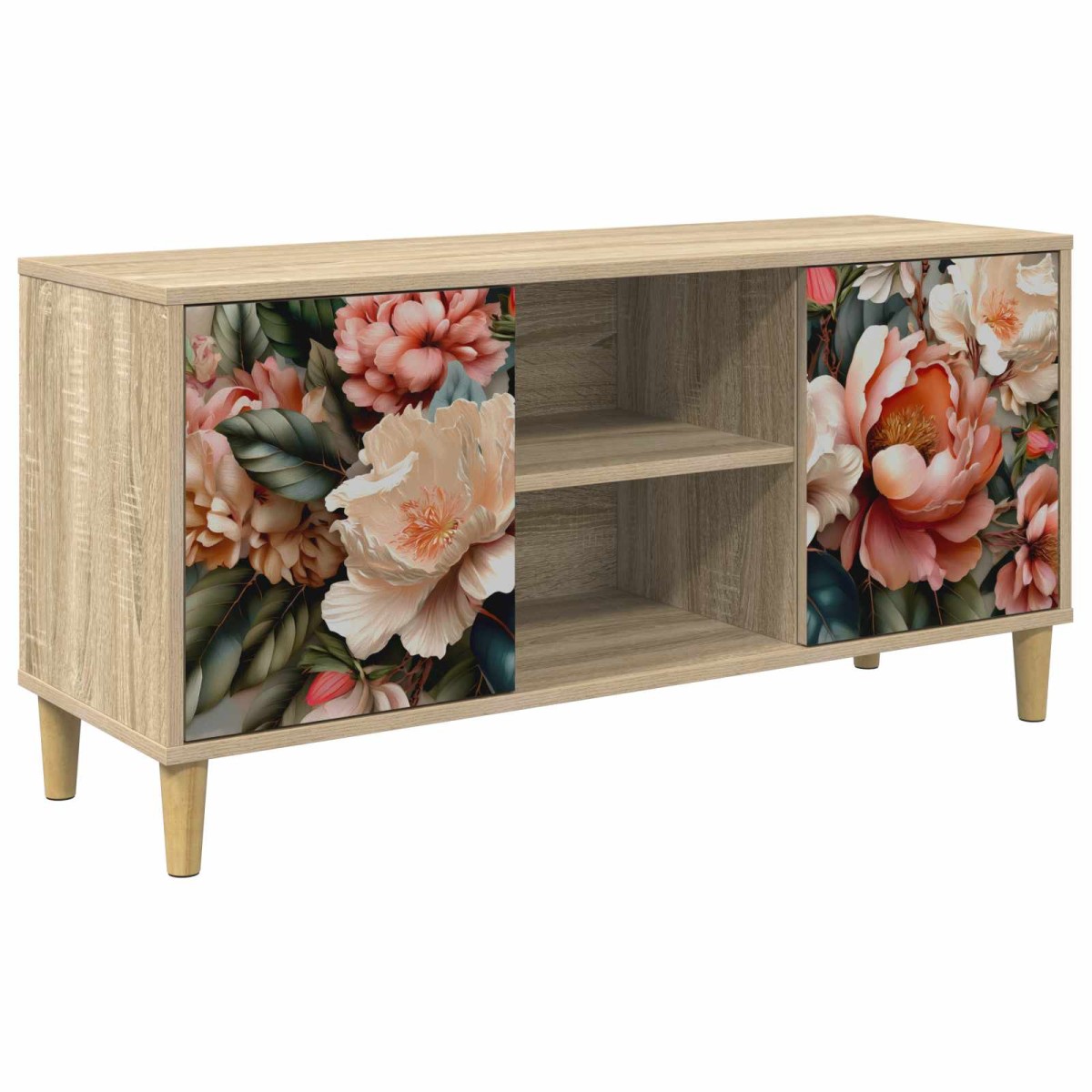 vidaXL Ντουλάπι TV BORNE 102 x 33 x 50 εκ. Sonoma Επεξεργασμένο Ξύλο