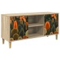 vidaXL Ντουλάπι TV ZAANDAM 102 x 33 x 50 εκ. Sonoma Επεξεργασμένο Ξύλο